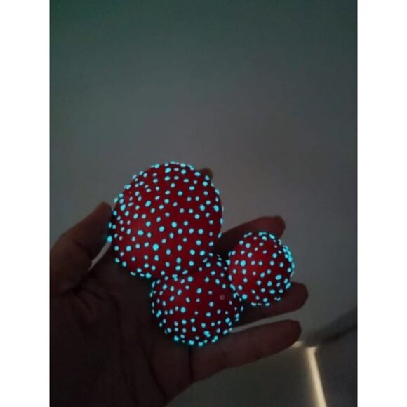 Fairy Garden Miniatures, Mushroom Decor, Glow in The Dark Fairy Garden Decor - Picture 3 of 3